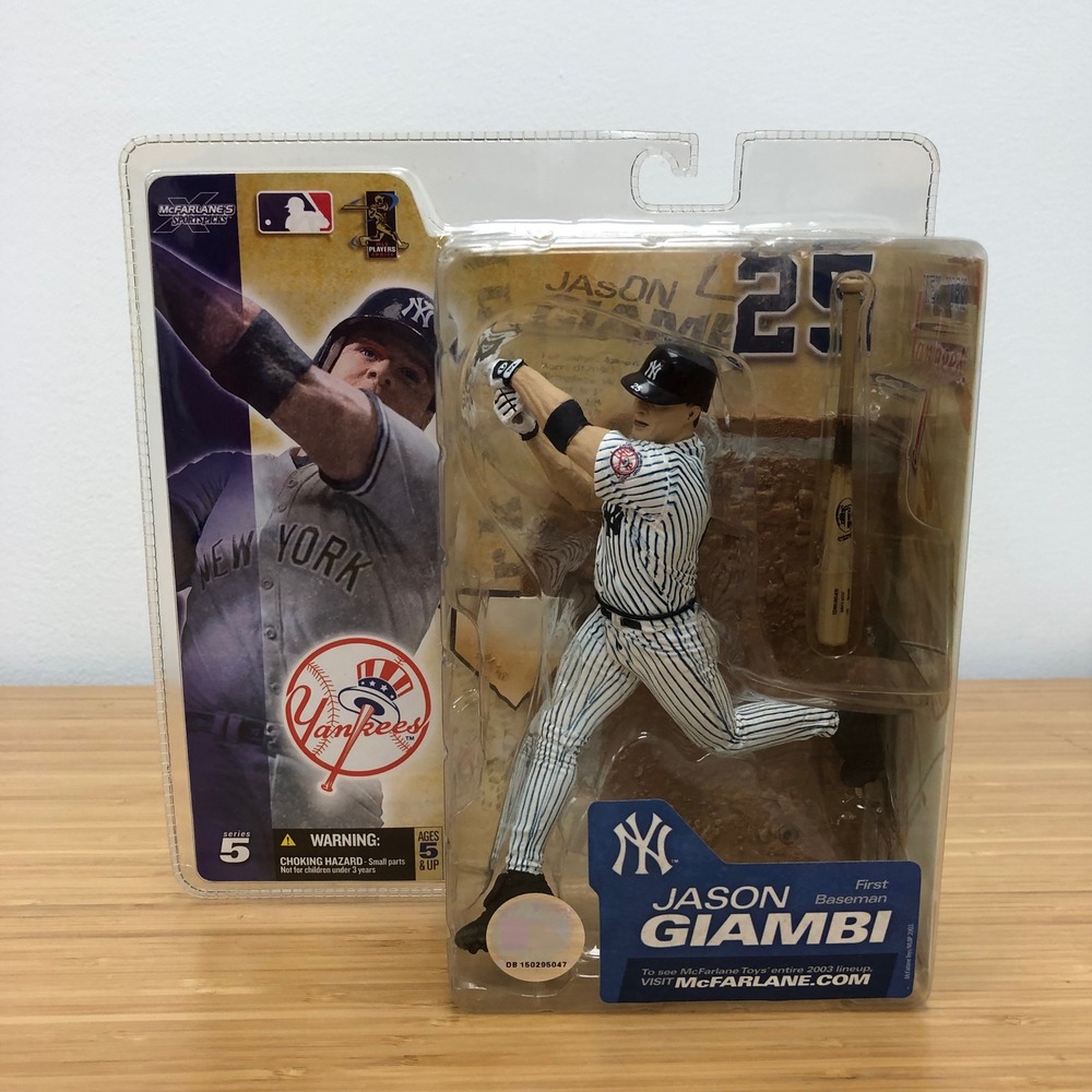 McFarlane Toys Jason Giambi Action Figure Unisex MLB New York Yankees White